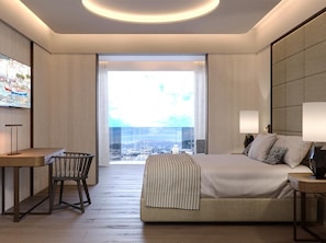 Panoramic Suite, Sea View | Premium bedding, down comforters, free minibar, in-room safe