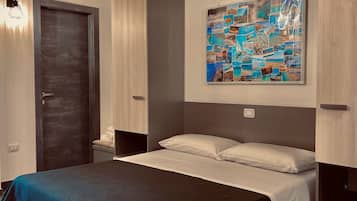 1 soveværelse, pengeskab på værelset, strygejern/strygebræt, weekendseng