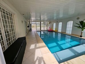 Indoor pool, a heated pool