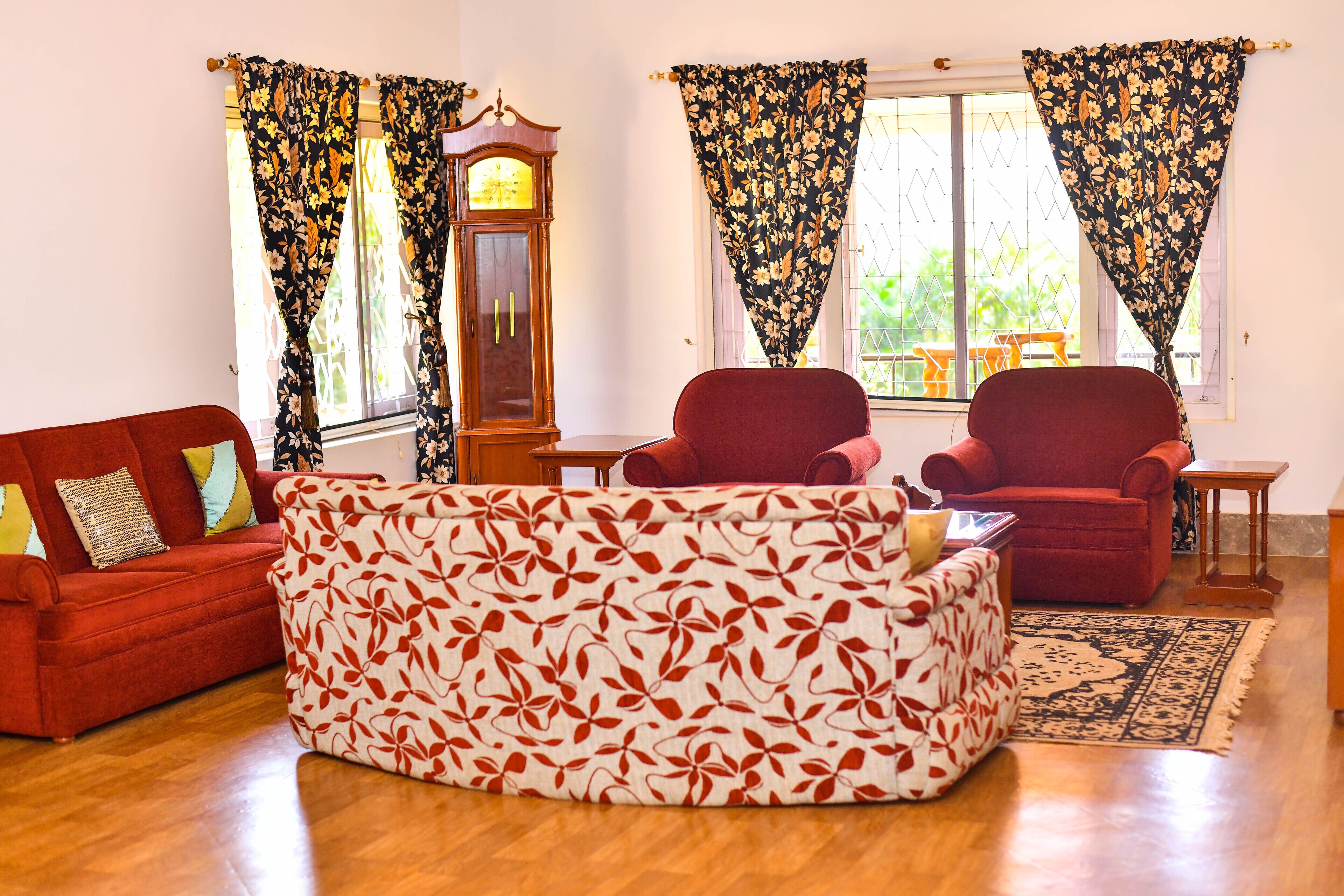 32-inch flat-screen TV with cable channels