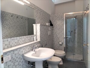 Douche, sèche-cheveux, bidet