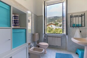 Regadera, secadora de cabello, bidet 
