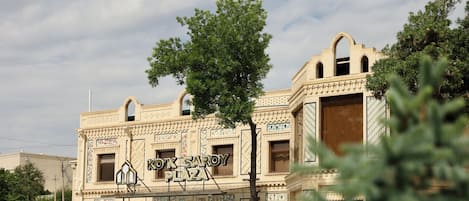 Façana frontal de l'allotjament