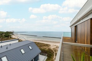 Apartment, 1 Bedroom, Balcony, Sea View | Beach/ocean view - Blue Apartment With Sea View by Renters (Darlowo)