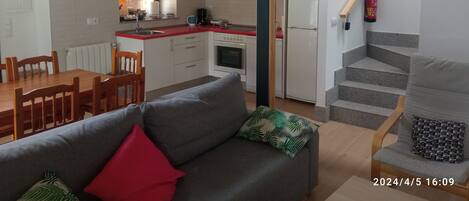 TV connectée, cheminée