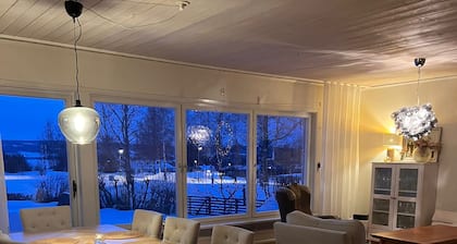 Big House in Östersund, Double Garage Connected to the House, Near Storsjocuppen