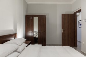 City-Apartment, 2 Schlafzimmer | 2 Schlafzimmer, Allergikerbettwaren, schallisolierte Zimmer