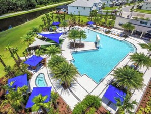 Indoor pool - Upstay: Sonoma Resort Home w Patio & BBQ—Sleeps 26 (Kissimmee)