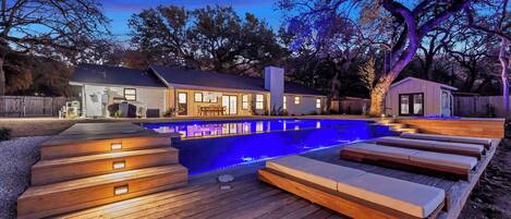 Indendørs pool, udendørs pool