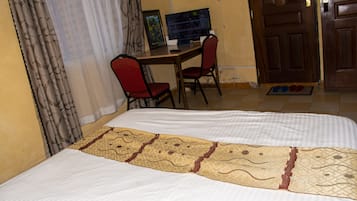 Business Double Room | Individually decorated, desk, laptop workspace, free WiFi