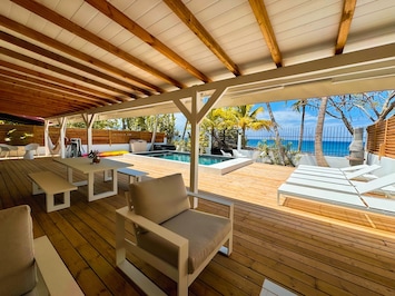 Terrasse beachfront