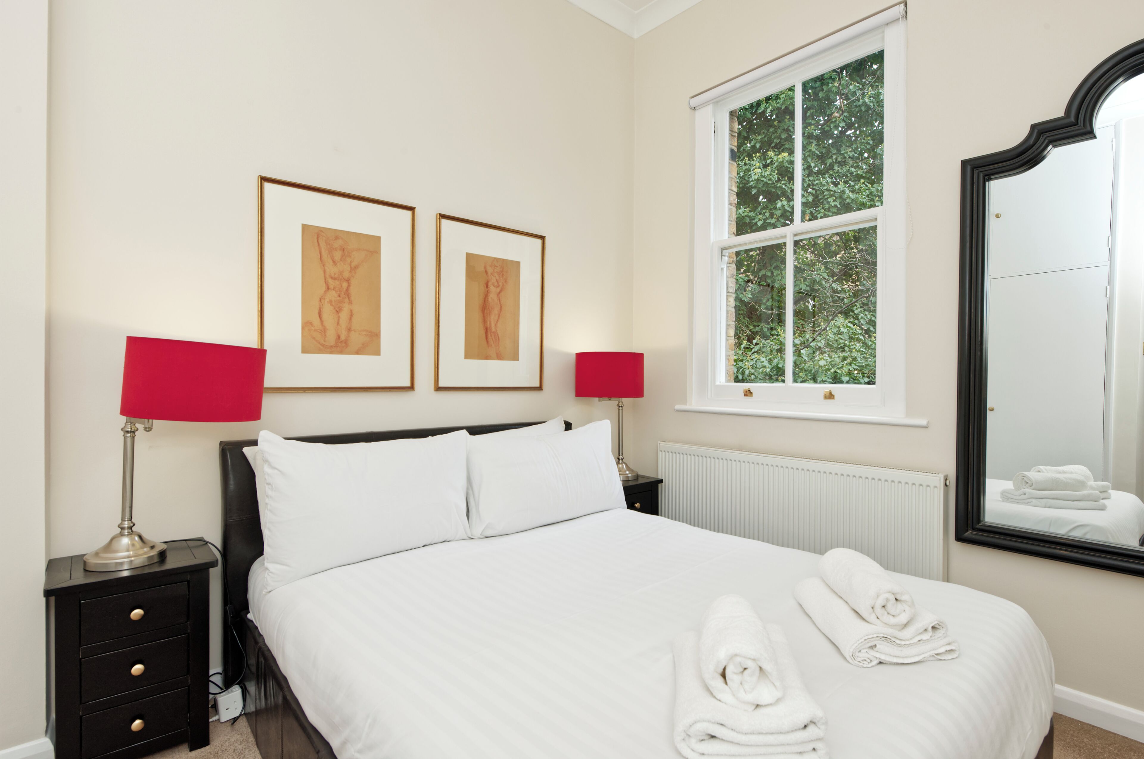 公寓 (2 Bedrooms) | 2 多间卧室、高档床上用品、熨斗/熨衣板、免费 WiFi