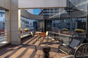 Familie-studiolejlighed - terrasse | Terrasse/gårdhave