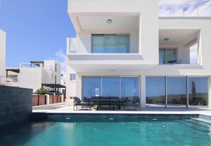 Luxury Villa | 8 bedrooms, in-room safe, iron/ironing board, free WiFi - Phaedrus Living: Luxury Seaview Coral Bay Villa (Pegeia)