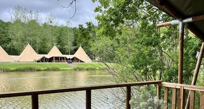 Elmbridge Farm Teal Safari Tent