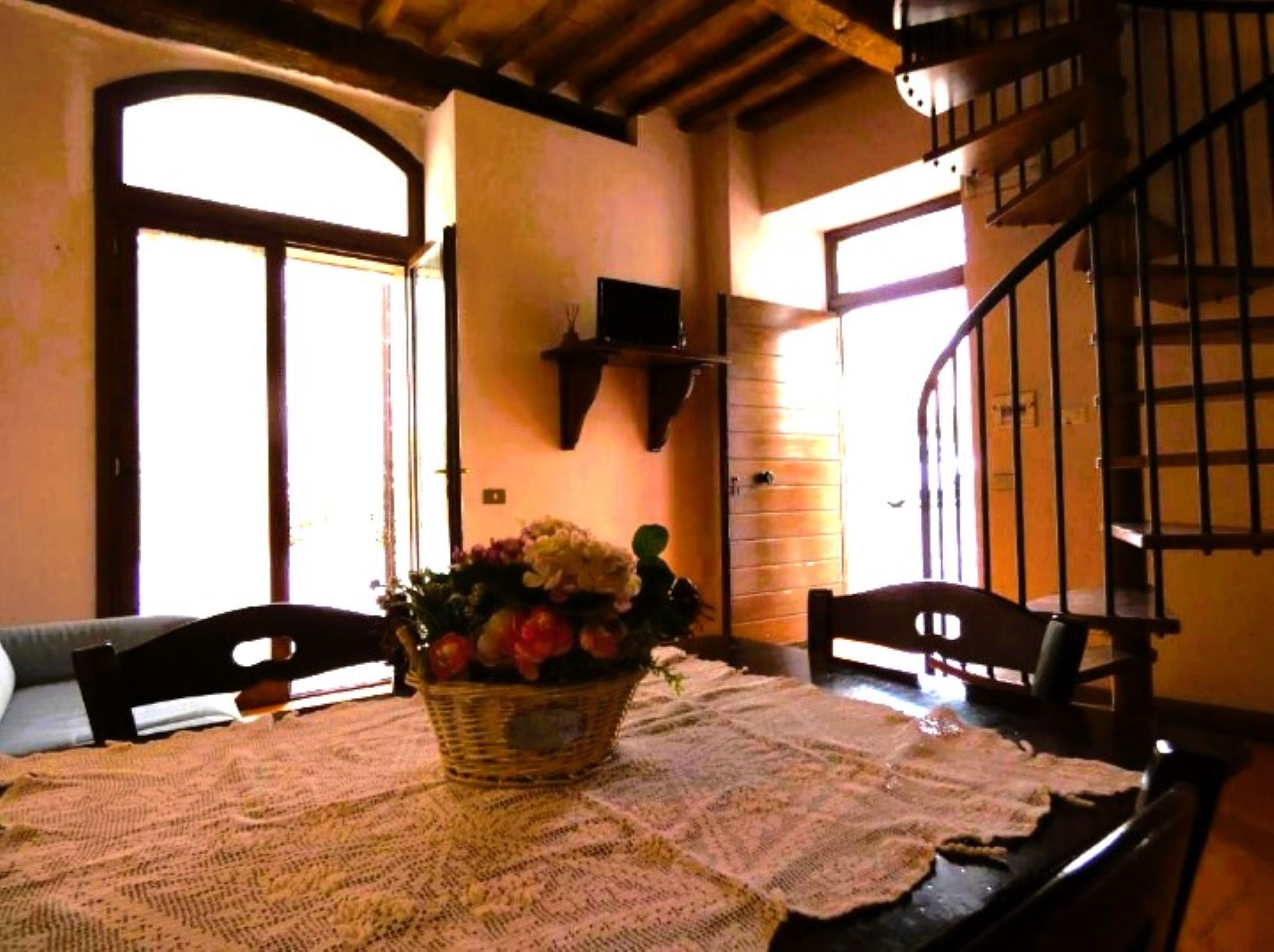 公寓, 2 间卧室, 无障碍 | 起居区 | 平板电视