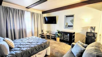Classic Room | Down comforters, memory foam beds, desk, laptop workspace