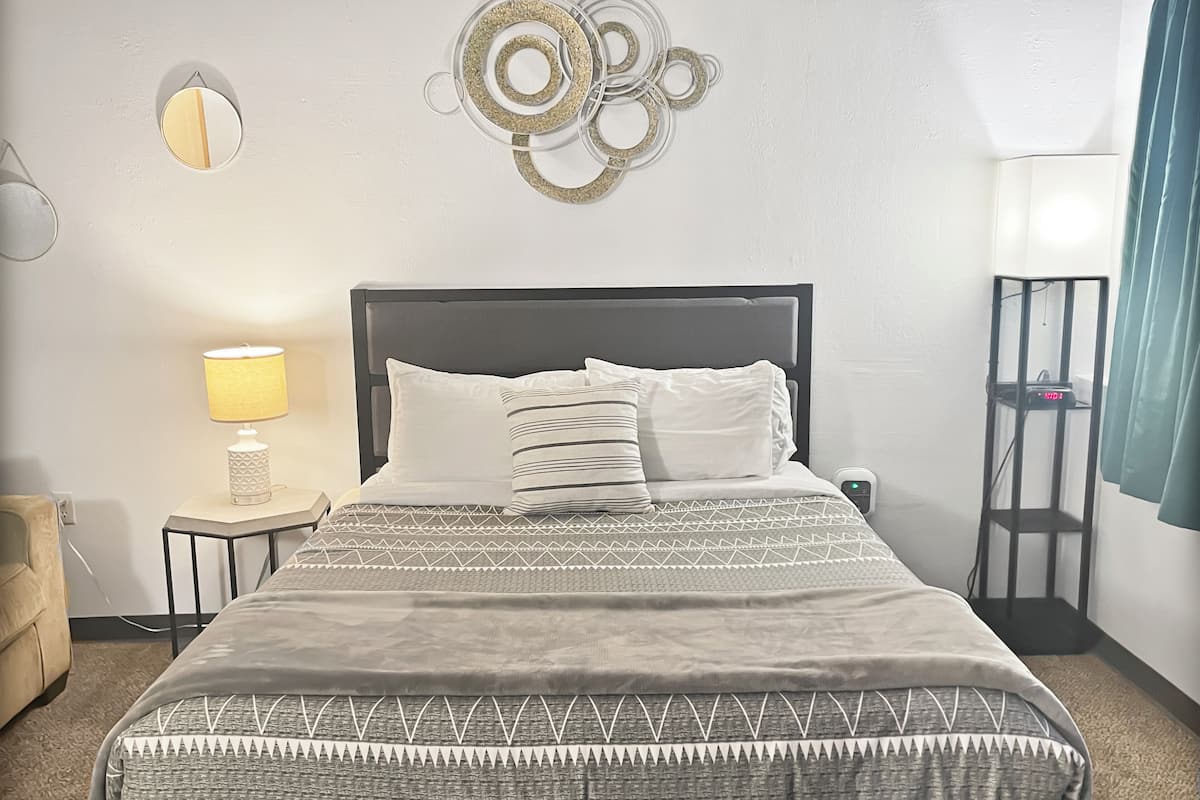 Classic Room | Down comforters, memory foam beds, desk, laptop workspace