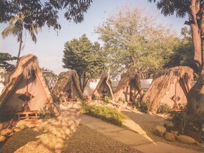 Terrace/patio - Tribu glamping vista Carrizalillo  (San Pedro Mixtepec)