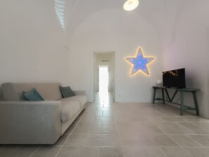 Living area - Dimora Santa Sofia, con Dèpandace e Giardino (Diso)