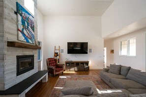 TV, video games, foosball, books