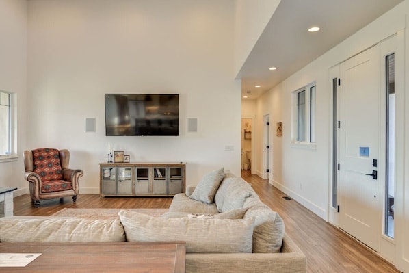 TV, video games, foosball, books