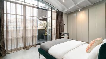 Exclusieve penthouse, 1 slaapkamer, gedeeltelijk uitzicht op zee, op Executive verdieping | Terras