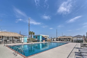 Pool - Enjoy the View, Walk to Beach! Galveston Hideaway (Galveston)