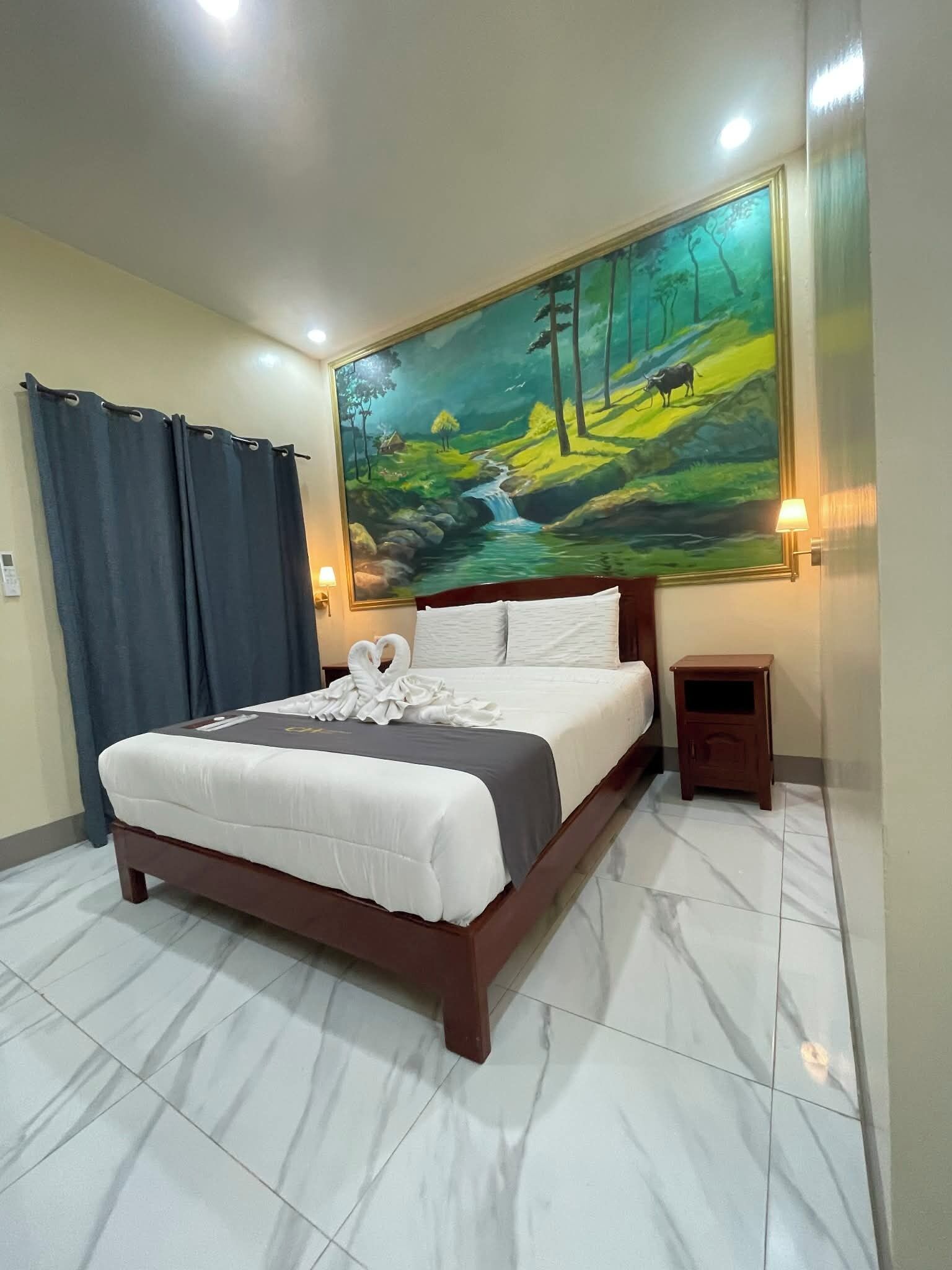 Habitación Premium, 1 cama de matrimonio, vistas a la piscina | Ropa de cama de alta calidad, colchones viscoelásticos, wifi gratis