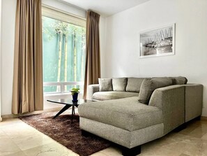 Living area - Condesa Residence Amsterdam 102 Parque México and Parque España Area (Ciudad de México)