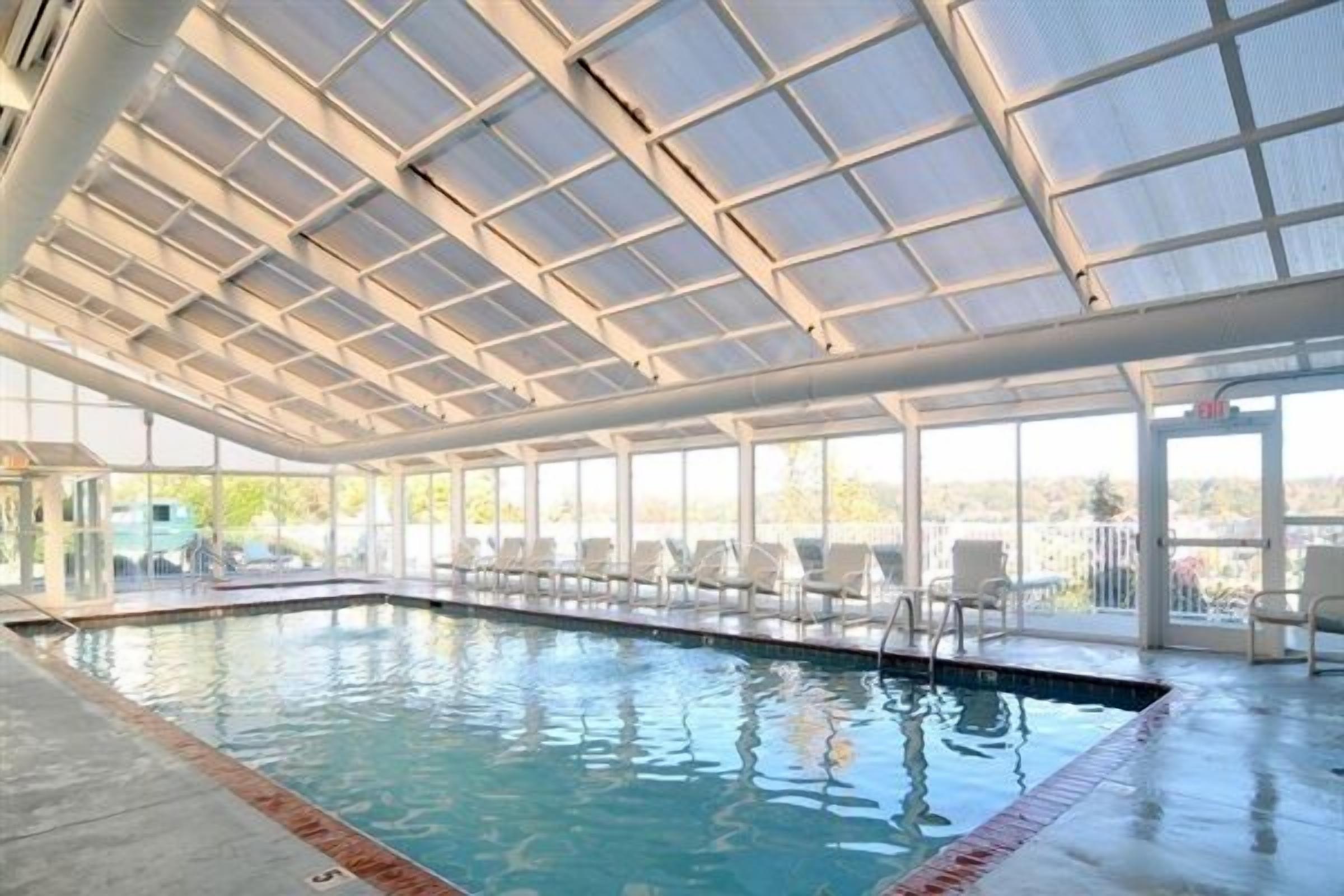 Indoor pool, a heated pool