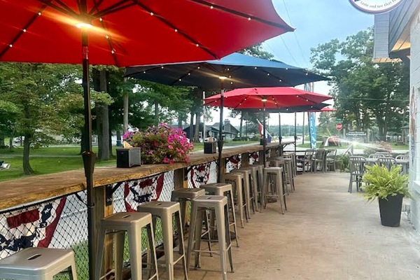 Ice cream patio - available to our guests