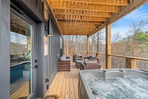 Terrace/patio - Splashin at Raven's Ridge - 3bd 2.5bth With Private Pool (Sevierville)