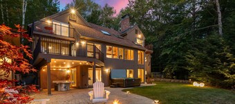 Luxury retreat in Eastman community near mount Sunapee, Dartmouth College.