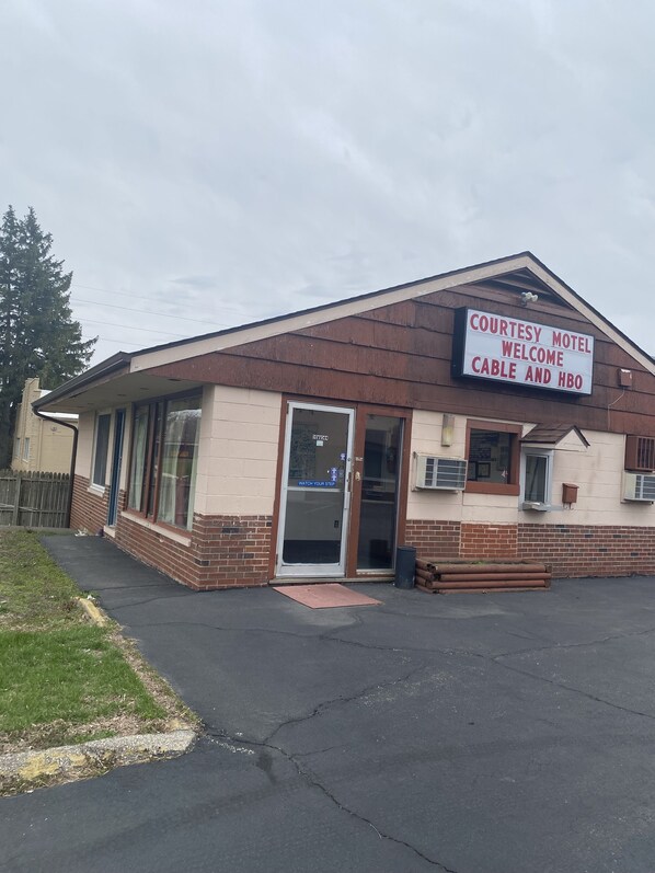 Majoituspaikan julkisivu