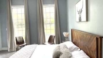 5 makuuhuonetta, työpöytä, silitysrauta/-lauta, ilmainen Wi-Fi