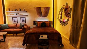 Apartment, 1 Queen Bed, Kitchen | 1 bedroom, premium bedding, individually decorated