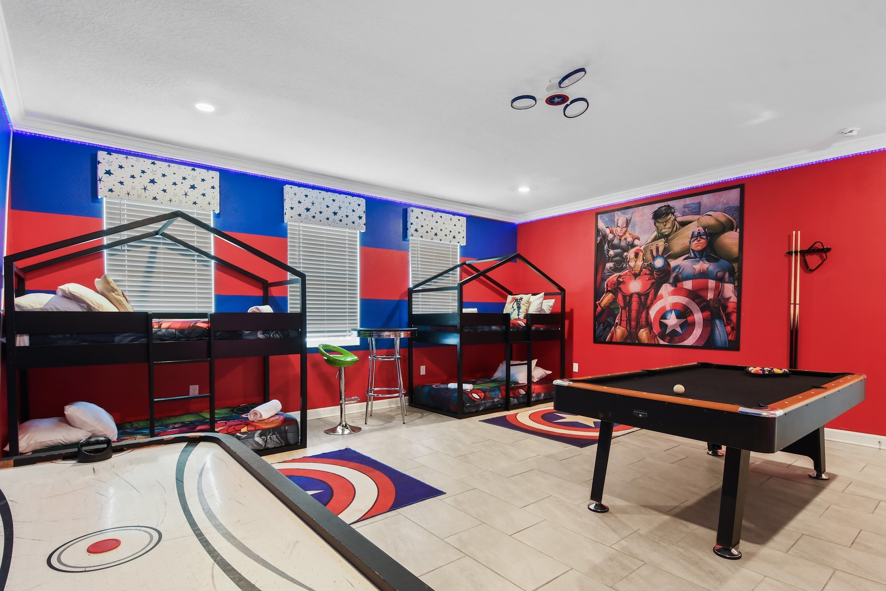8 bedrooms, iron/ironing board, WiFi, bed sheets