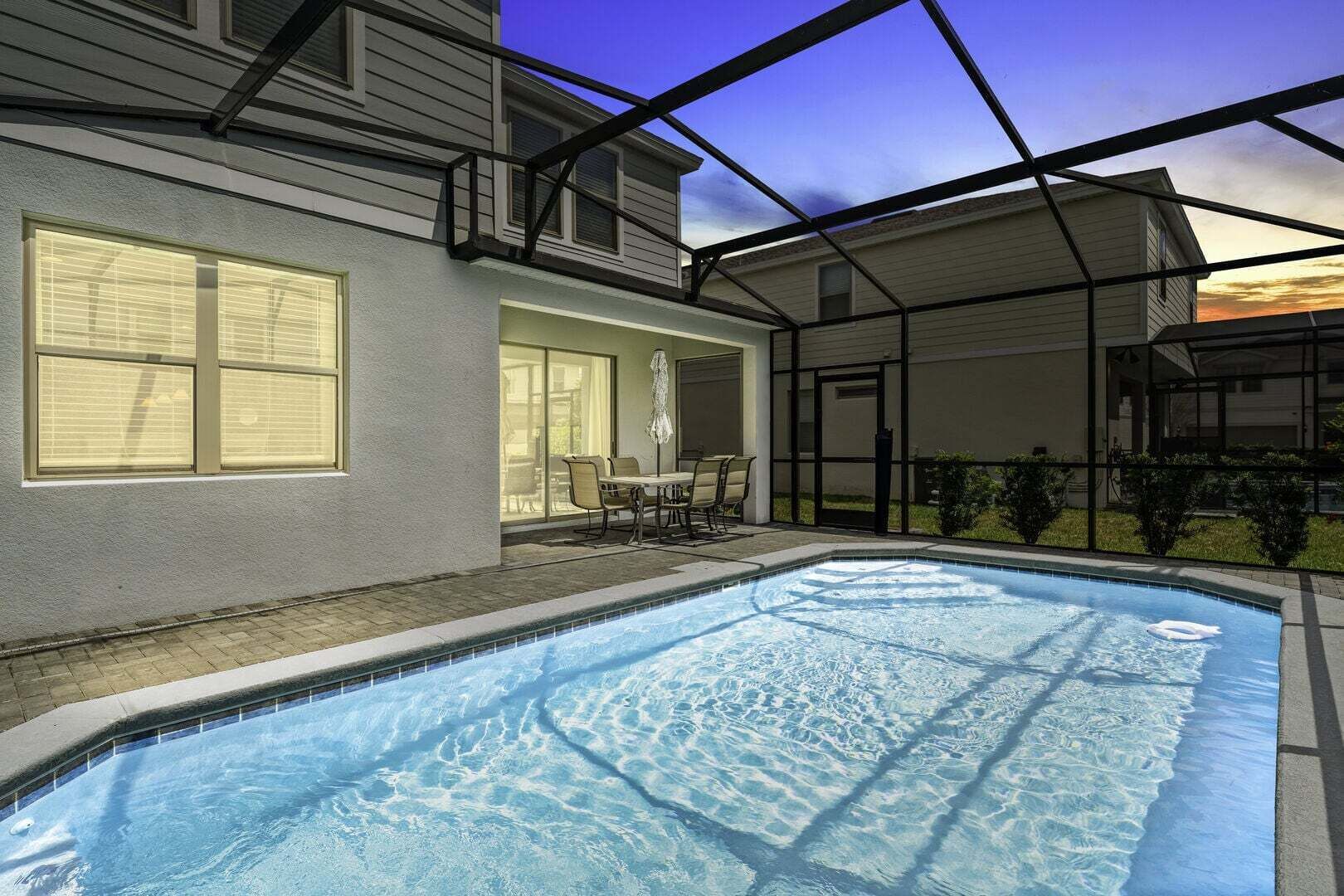 Una piscina climatizada