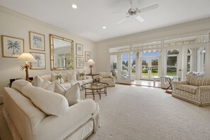 TV - This villa offers stunning views of the ocean and the calming sound of the waves (Georgetown)