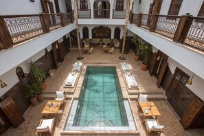Indoor pool, outdoor pool - Riad kasbah  (Marrakech)