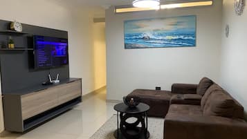 Apartamento, 2 quartos, para fumantes | Área de estar