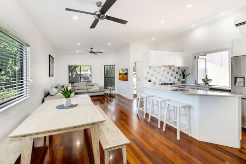 Our beachside home offers the perfect mix of coastal charm and modern living!