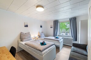 3 habitaciones, wifi gratis y ropa de cama 