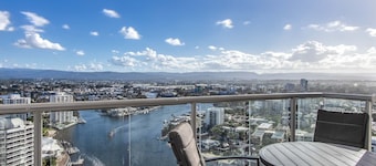 Sweeping views from your modern apartment!