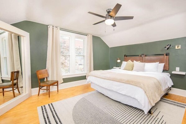 2 chambres, bureau, fer et planche à repasser, Wi-Fi