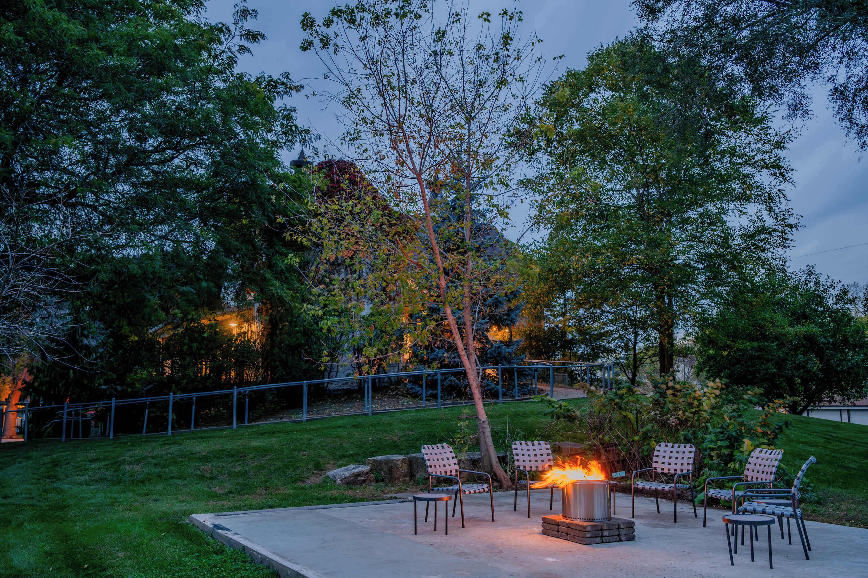 Overnattingsstedets uteområder