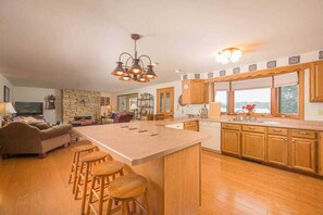 Interior - -Lake House Vacation Sleeps 12, Private Dock (Waupaca)