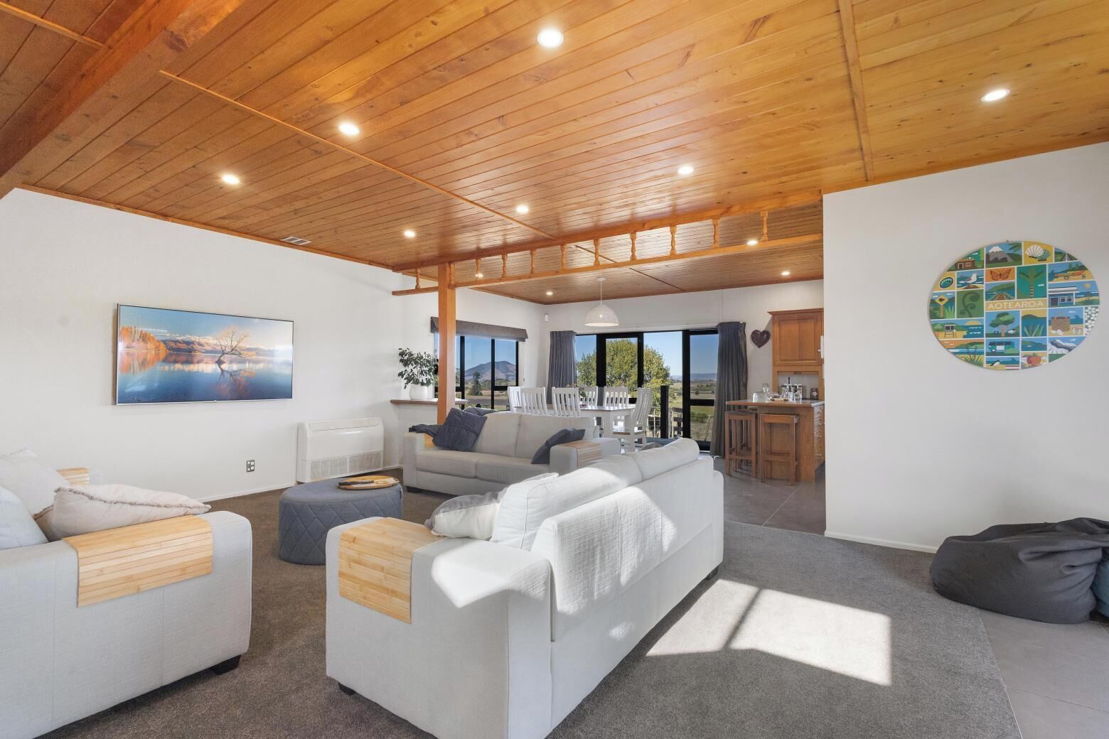 TV connectée, cheminée