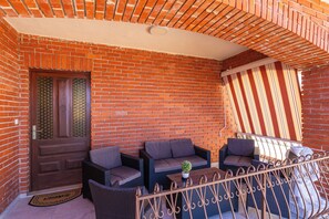 Family House, Multiple Bedrooms, Sea Facing (Seafront Haven Darka) | Terrace/patio
